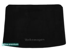 Двошарові килимки Sotra Premium Black для Volkswagen Tiguan (mkII)(без дворівневої підлоги)(без запаски)(багажник) 2016→ - Фото 1