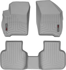 Коврики Weathertech Grey для Fiat Freemont; Dodge Journey (mkI)(1-2 row)(2 fixing hooks) 2011-2020