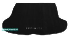 Двошарові килимки Sotra Premium Black для Infiniti EX / QX50 (mkI)(багажник) 2008-2017 - Фото 1