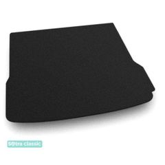 Двошарові килимки Sotra Classic Black для Audi Q5/SQ5 (mkI)(без вирізів)(багажник) 2008-2016