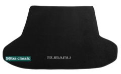 Двухслойные коврики Sotra Classic Black для Subaru Outback (mkV)(багажник) 2014-2019