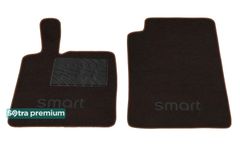 Двошарові килимки Sotra Premium Chocolate для Smart ForTwo (mkII)(W451)(без кліпсами) 2007-2014 - Фото 1