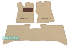 Двошарові килимки Sotra Premium Beige для Isuzu Trooper (mkII) 1992-2002
