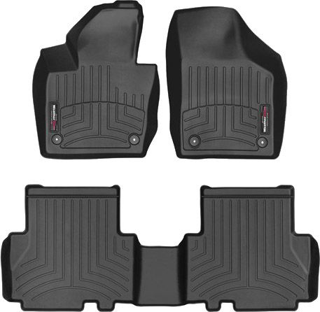 Коврики Weathertech Black для Volkswagen Sharan; Seat Alhambra (mkII)(1-2 row) 2010→ - Фото 1