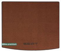 Двошарові килимки Sotra Premium Terracotta для Seat Ateca (mkI)(без дворівневої підлоги)(верхній)(багажник) 2016→ - Фото 1