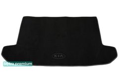 Двошарові килимки Sotra Premium Graphite для Kia Sportage (mkIV)(з дворівневою підлогою)(верхній рівень)(багажник) 2018-2021