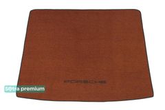Двошарові килимки Sotra Premium Terracotta для Porsche Cayenne (mkII)(між полозамии)(багажник) 2010-2017