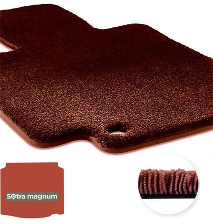 Двошарові килимки Sotra Magnum Red для Toyota Corolla Cross (mkI)(нижній рівень)(багажник) 2020→ - Фото 1