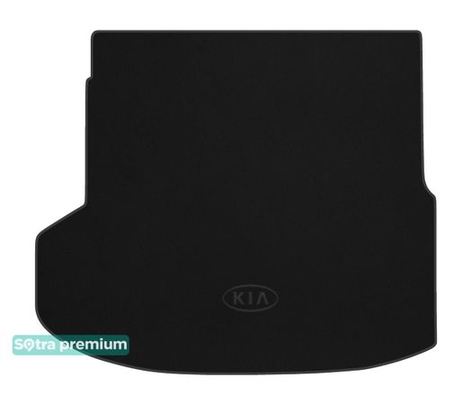 Двошарові килимки Sotra Premium Black для Kia Proceed (mkIII)(універсал)(багажник) 2018→ - Фото 1