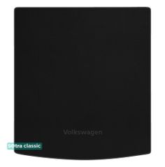 Двошарові килимки Sotra Classic Black для Volkswagen Atlas/Teramont (mkI)(складений 3 ряд)(багажник) 2017→