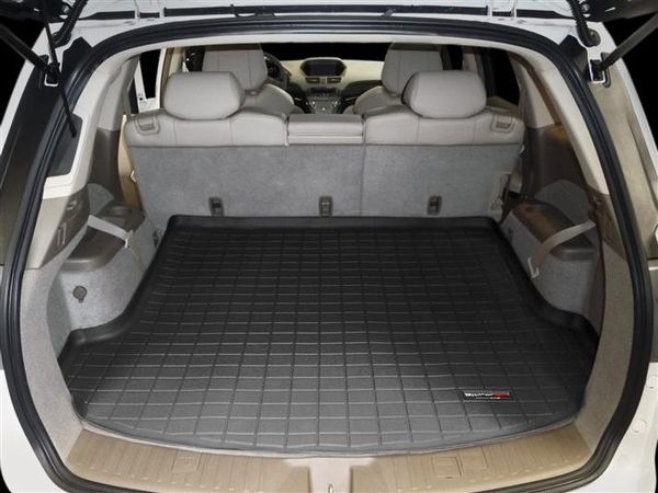 Коврик Weathertech Black для Acura MDX (mkII)(trunk behind 2 row) 2007-2013 - Фото 2