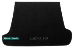 Двошарові килимки Sotra Classic Black для Lexus GX (mkI)(J120)(без отворів під 3 ряд)(багажник) 2002-2009