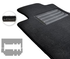 Двошарові килимки Optimal для Ford Tourneo Custom (mkI)(одна сдвижная дверь)(2-3 ряд) 2012-2021