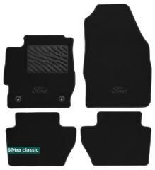 Двухслойные коврики Sotra Classic Black для Ford Ka (mkIII) 2014-2021