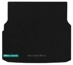 Двошарові килимки Sotra Classic Black для Mercedes-Benz C-Class (S205)(універсал)(багажник) 2014-2021