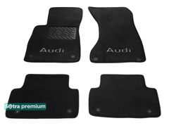Двошарові килимки Sotra Premium Black для Audi A4/S4/RS4 (mkV)(B9) 2015-2023