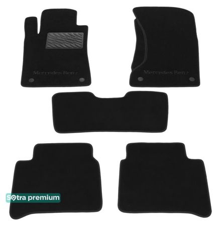 Двошарові килимки Sotra Premium Black для Mercedes-Benz E-Class (W211)(4matic) 2002-2009 - Фото 1
