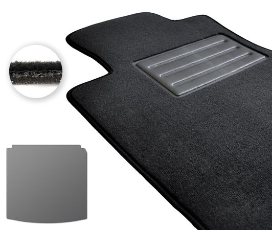 Двошарові килимки Optimal для Renault Talisman (mkI)(універсал)(багажник) 2015-2022 - Фото 1