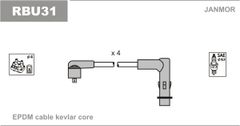 Провода зажигания Janmor RBU31 для Renault Laguna 2.0 16V IDE (F5R 700) / Megane 2.0 - Фото 1