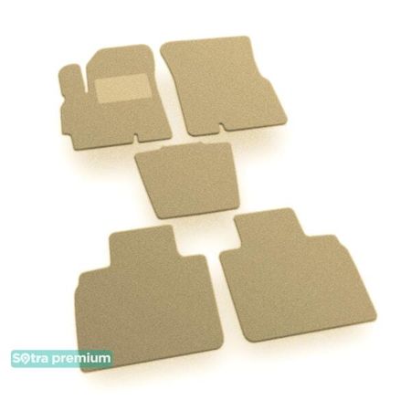Двошарові килимки Sotra Premium Beige для Chery Tiggo 5 (mkI) 2013-2021 - Фото 1