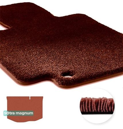 Двошарові килимки Sotra Magnum Red для Ford Fiesta (mkVII)(5-дв. хетчбек)(нижній)(багажник) 2008-2017 - Фото 1