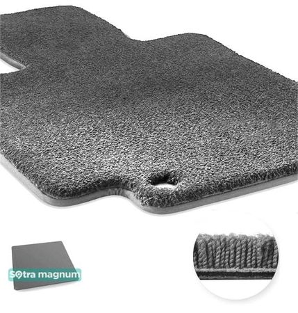Двошарові килимки Sotra Magnum Grey для GMC Terrain (mkIII)(без бічних ніш)(багажник) 2018→ - Фото 1