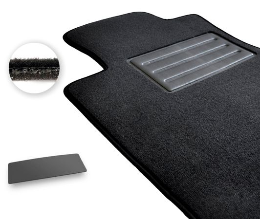 Двошарові килимки Optimal для Cadillac Escalade (mkIV)(разложенный 3 ряд)(багажник) 2015-2020 - Фото 1