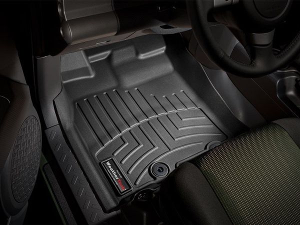Коврики Weathertech Black для Toyota FJ Cruiser (mkI)(4 twist fixings)(1 row) 2011-2014 automatic - Фото 2