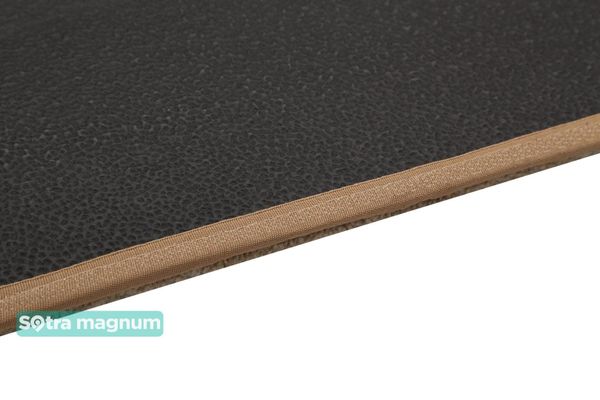 Двошарові килимки Sotra Magnum Beige для Nissan Rogue (mkII)(верхній рівень)(багажник) 2013-2020 - Фото 3