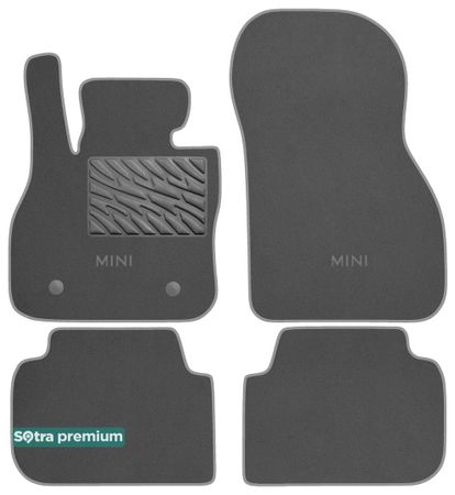 Двошарові килимки Sotra Premium Grey для Mini Clubman (mkI)(R55) 2007-2014 - Фото 1
