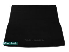 Двухслойные коврики Sotra Classic Black для Volkswagen Passat (B6-B7)(универсал)(багажник) 2005-2014