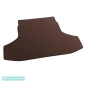 Двошарові килимки Sotra Premium Chocolate для Porsche Panamera (mkI)(не гібрид)(без сіток у нішах)(багажник) 2009-2016 - Фото 1