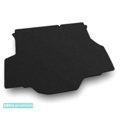 Двошарові килимки Sotra Premium Black для Ford Fiesta (mkVII)(седан)(багажник) 2009-2018 (USA)
