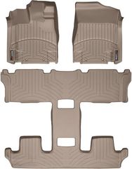 Коврики Weathertech Beige для Nissan Quest (mkIV)(1 row - 2pcs.)(1-2-3 row) 2011-2017