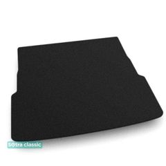 Двухслойные коврики Sotra Classic Black для Nissan Armada (mkI)(сложенный 3 ряд) 2003-2016