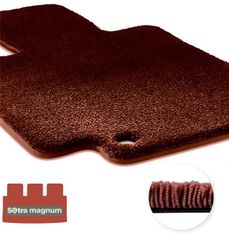 Двошарові килимки Sotra Magnum Red для Volkswagen Multivan (T5-T6)(SWB)(багажник) 2003→