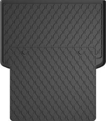 Гумовий килимок у багажник Gledring для Audi A1/S1 (mkI) 2010-2018 (багажник із захистом)