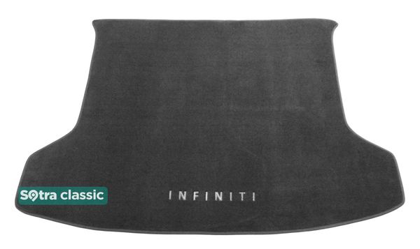 Двошарові килимки Sotra Classic Grey для Infiniti QX50 (mkII)(багажник) 2017→ / QX55 (mkI)(багажник) 2021→ - Фото 1