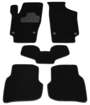 Текстильні килимки Pro-Eco для Volkswagen Polo (mkV)(седан) 2010-2022 - Фото 1