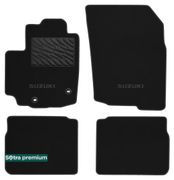 Двошарові килимки Sotra Premium Black для Suzuki SX4 (mkII)(S-Cross)(гібрид) 2020-2021 - Фото 1