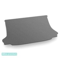 Двошарові килимки Sotra Premium Grey для Ford EcoSport (mkII)(без багаторівневої полиці)(багажник) 2012→