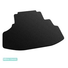 Двухслойные коврики Sotra Classic Black для BYD F6 (mkI)(багажник) 2007-2012
