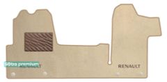 Двошарові килимки Sotra Premium Beige для Renault Master (mkIII)(1 ряд) 2010→