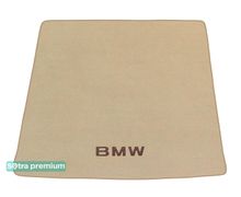 Двошарові килимки Sotra Premium Beige для BMW 5-series (E39)(універсал)(багажник) 1996-2003 - Фото 1