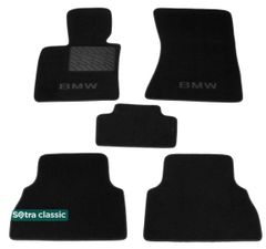 Двухслойные коврики Sotra Classic Black для BMW X5 (E70) / X6 (E71)(без липучек) 2007-2014