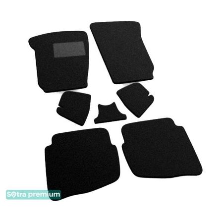 Двухслойные коврики Sotra Premium Black для Seat Ibiza (mkIII) 2002-2008 - Фото 1