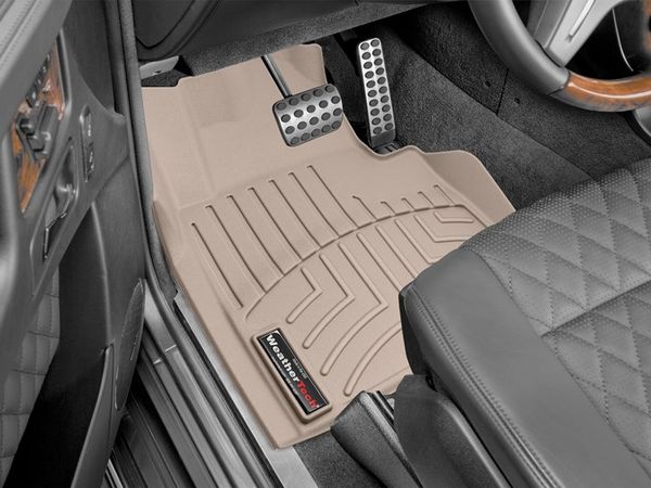 Коврики Weathertech Beige для Mercedes-Benz G-Class (W463)(with cup folders on floor of 2 row) 2012-2018 - Фото 2