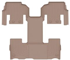 Килимки WeatherTech Beige для Jeep Wagoneer (mkIV)(2 ряд - 2 місця)(2-3 ряд) 2021→