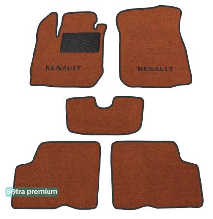 Двошарові килимки Sotra Premium Terracotta для Renault Duster (mkI) 2014-2017 - Фото 1