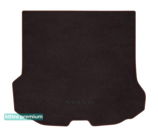 Двошарові килимки Sotra Premium Chocolate для Volvo V70 (mkIII)(багажник) 2007-2016 - Фото 1